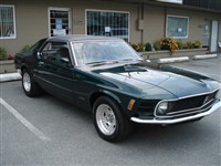 1970 Ford Mustang Grande, rebuilt solid cam 351 Cleveland, polished C4 transmission, chrome 9